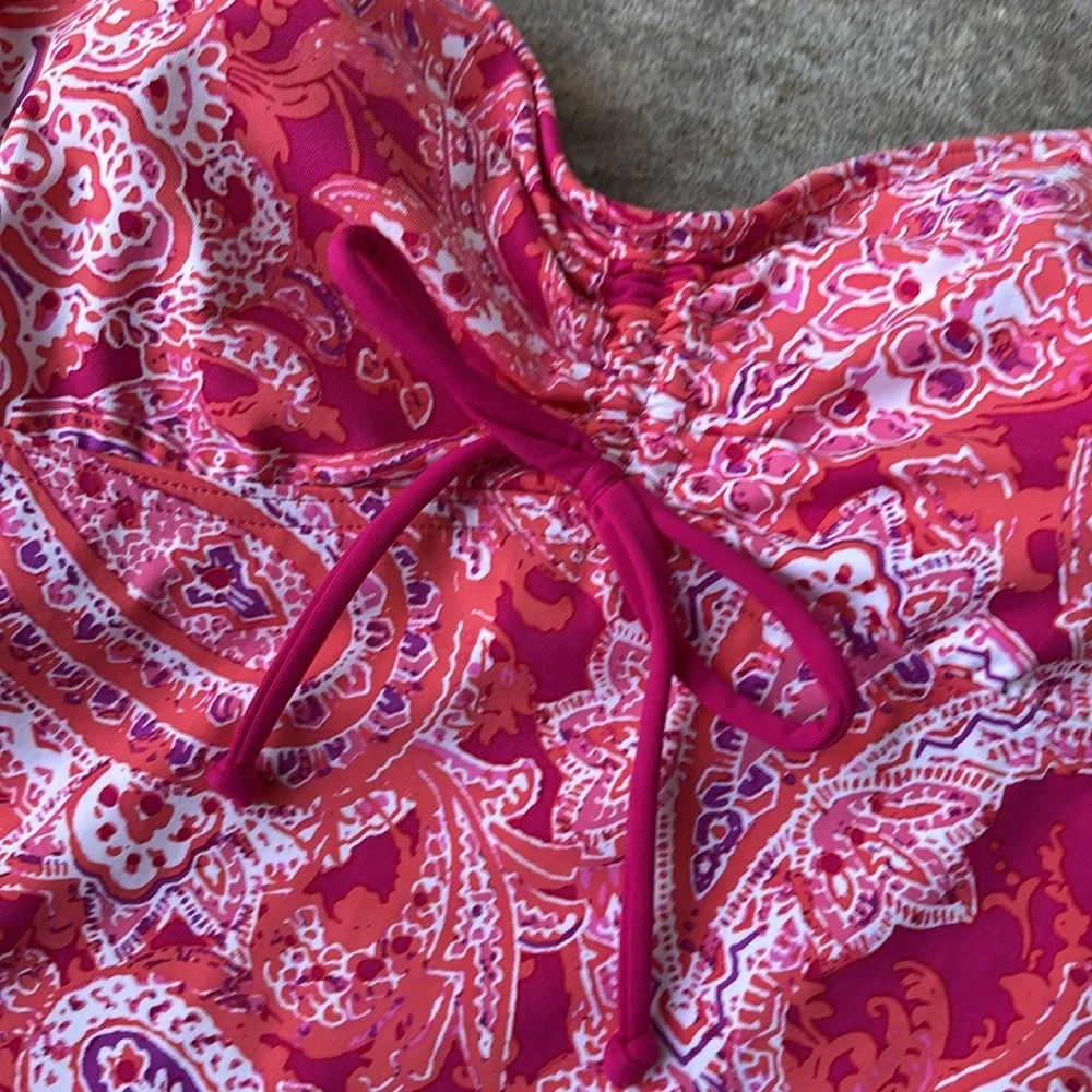 Lands End chic pink